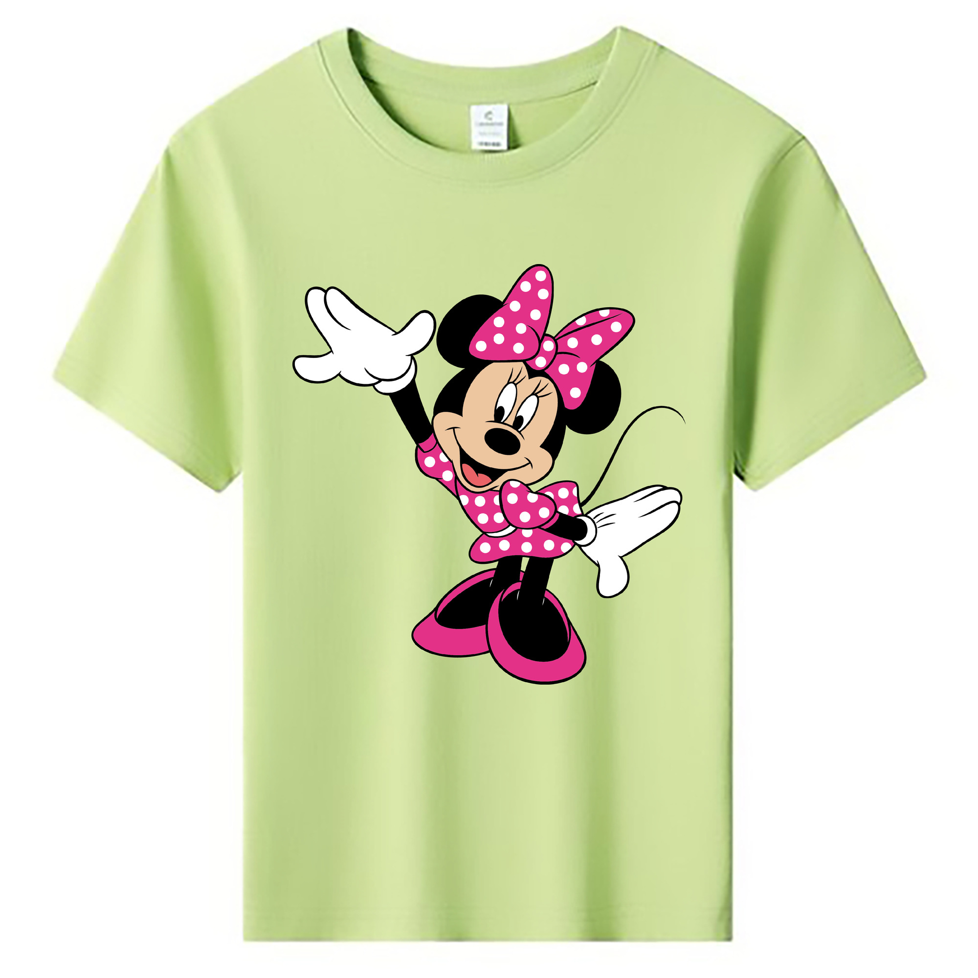 ミッキーマウス Mickey Mouse 綿100％キッズTシャツ（フロントプリント）